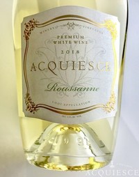 Roussanne Wine Bottle